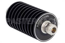 6 dB Fixed Attenuator, N Male to N Female Black Anodized Aluminum Heatsink Body Rated to 50 Watts Up to 3 GHz（图2）