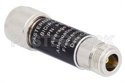 20 dB Fixed Attenuator, N Male to N Female Aluminum Body Rated to 5 Watts Up to 3 GHz（图2）
