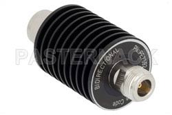 1 dB Fixed Attenuator, N Male to N Female Black Anodized Aluminum Heatsink Body Rated to 25 Watts Up to 4 GHz（图2）