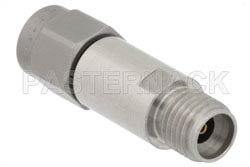 2 dB Fixed Attenuator, 2.92mm Male to 2.92mm Female Passivated Stainless Steel Body Rated to 2 Watts Up to 40 GHz（图2）