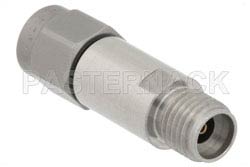 6 dB Fixed Attenuator, 2.92mm Male to 2.92mm Female Passivated Stainless Steel Body Rated to 2 Watts Up to 40 GHz（图2）