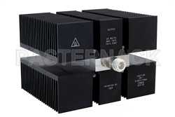 30 dB Fixed Attenuator, N Male to N Female Directional Black Anodized Aluminum Heatsink Body Rated to 150 Watts Up to 8 GHz（图2）