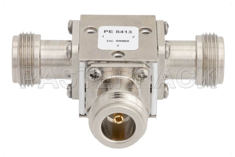 Circulator With 20 dB Isolation From 7 GHz to 12.4 GHz, 10 Watts And N Female（图2）