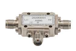 Triple Balanced Mixer Operating from 2 GHz to 18 GHz with an IF Range from 1 GHz to 6 GHz and LO Power of +14 dBm, Field Replaceable SMA（图2）