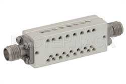 8 Section Bandpass Filter With SMA Female Connectors Operating From 17.2 GHz to 21.2 GHz With a 4 GHz Passband（图2）