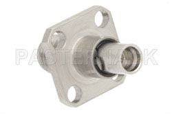 Precision SMA Female to SMP Male 4 Hole Flange Mount Adapter, Full Detent（图2）