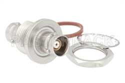 Bulkhead Mount Isolated Ground BNC Triax Female to BNC Triax Female Adapter（图2）
