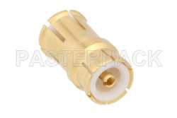 Push-On SMP Female to MMBX Plug Snap-On Adapter, With Male Center Contact（图2）