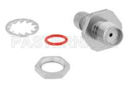 Bulkhead Mount Slide-On BMA Plug to SMA Female Adapter（图2）