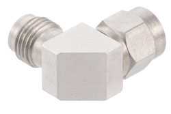 1.85mm Male to 2.4mm Female Miter Right Angle Adapter（图2）