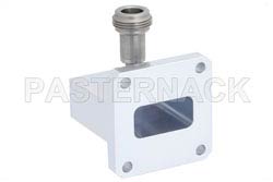 WR-102 Square Type Flange to N Female Waveguide to Coax Adapter Operating from 7 GHz to 11 GHz（图2）