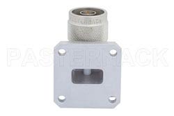 WR-62 Square Cover Flange to N Male Waveguide to Coax Adapter Operating From 12.4 GHz to 18 GHz（图2）