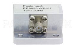 WR-51 Square Type Flange to SMA Female Waveguide to Coax Adapter Operating from 15 GHz to 22 GHz（图2）