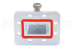 WR-159 CPR-159G Grooved Flange to N Female Waveguide to Coax Adapter Operating From 4.9 GHz to 7.05 GHz（图2）