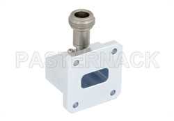 WR-75 Square Type Flange to N Female Waveguide to Coax Adapter Operating from 10 GHz to 15 GHz（图2）