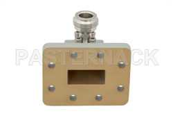 WR-90 UDR100 Flange to N Female Waveguide to Coax Adapter Operating From 8.2 GHz to 12.4 GHz（图2）