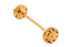 WR-6 Straight Waveguide Section 3 Inch Length, UG-387/U-Mod Round Cover Flange from 110 GHz to 170 GHz（图2）