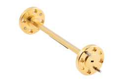 WR-8 Straight Waveguide Section 3 Inch Length, UG-387/U-Mod Round Cover Flange from 90 GHz to 140 GHz（图2）