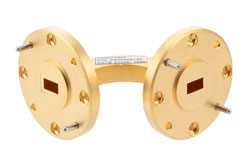 WR-22 Waveguide H-Bend with UG-383/U Flange Operating from 33 GHz to 50 GHz（图2）