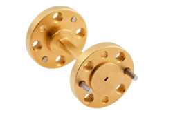 WR-5 45 Degree Right-hand Waveguide Twist with a UG-387/U-Mod Flange Operating from 140 GHz to 220 GHz（图2）