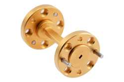 WR-6 45 Degree Right-hand Waveguide Twist with a UG-387/U-Mod Flange Operating from 110 GHz to 170 GHz（图2）