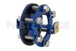 WR-28 Waveguide Bulkhead Adapter UG-599/U Square Cover Flange, 26.5 GHz to 40 GHz（图2）