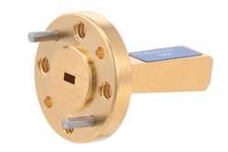 WR-10 Waveguide Standard Gain Horn Antenna Operating from 75 GHz to 110 GHz with a Nominal 10 dBi Gain with UG-387/U-Mod Round Cover Flange（图2）