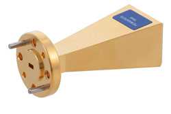WR-10 Waveguide Standard Gain Horn Antenna Operating from 75 GHz to 110 GHz with a Nominal 20 dBi Gain with UG-387/U-Mod Round Cover Flange（图2）