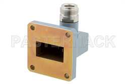 WR-102 UG-1493/U Square Cover Flange to N Female Waveguide to Coax Adapter Operating from 7 GHz to 11 GHz（图2）