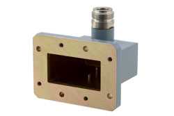 WR-159 CMR-159 Flange to N Female Waveguide to Coax Adapter Operating from 4.9 GHz to 7.05 GHz（图2）