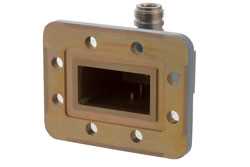 WR-159 CPR-159G Grooved Flange to N Female Waveguide to Coax Adapter Operating from 4.9 GHz to 7.05 GHz（图2）