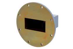 WR-284 UG-584/U Round Cover Flange to N Female Waveguide to Coax Adapter Operating from 2.6 GHz to 3.95 GHz（图2）