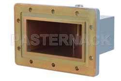 WR-430 CPR-430G Grooved Flange to N Female Waveguide to Coax Adapter Operating from 1.7 GHz to 2.6 GHz（图2）