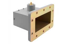 WR-430 UDR22 Flange to SMA Female Waveguide to Coax Adapter Operating from 1.72 GHz to 2.61 GHz in Aluminum（图2）