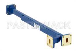 WR-34 Waveguide 20 dB Broadwall Coupler, UG-1530/U Square Cover Flange, E-Plane Coupled Port, 22 GHz to 33 GHz, Copper Alloy（图2）