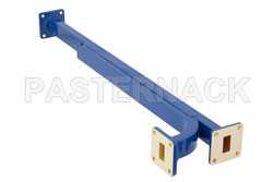 WR-51 Waveguide 20 dB Broadwall Coupler, Square Cover Flange, E-Plane Coupled Port, 15 GHz to 22 GHz, Copper Alloy（图2）