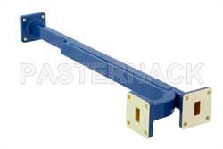 WR-51 Waveguide 30 dB Broadwall Coupler, Square Cover Flange, E-Plane Coupled Port, 15 GHz to 22 GHz, Copper Alloy（图2）