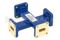 WR-42 Waveguide 50 dB Crossguide Coupler, UG-595/U Square Cover Flange, 18 GHz to 26.5 GHz, Bronze（图2）