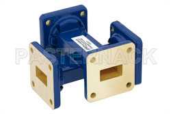 WR-62 Waveguide 30 dB Crossguide Coupler, UG-419/U Square Cover Flange, 12.4 GHz to 18 GHz, Bronze（图2）