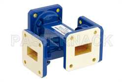 WR-75 Waveguide 40 dB Crossguide Coupler, Square Cover Flange, 10 GHz to 15 GHz, Bronze（图2）