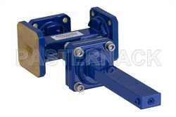 WR-51 Waveguide 20 dB Crossguide Coupler, 3 Port Square Cover Flange, 15 GHz to 22 GHz, Bronze（图2）