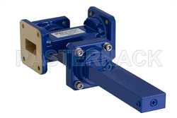 WR-75 Waveguide 30 dB Crossguide Coupler, 3 Port Square Cover Flange, 10 GHz to 15 GHz, Bronze（图2）