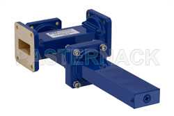 WR-112 Waveguide 20 dB Crossguide Coupler, 3 Port UG-51/U Square Cover Flange, 7.05 GHz to 10 GHz, Bronze（图2）