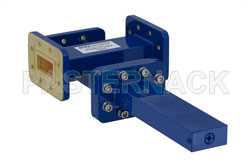 WR-112 Waveguide 40 dB Crossguide Coupler, 3 Port CPR-112G Flange, 7.05 GHz to 10 GHz, Bronze（图2）