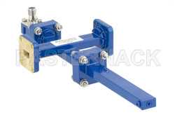 WR-34 Waveguide 20 dB Crossguide Coupler, UG-1530/U Square Cover Flange, 2.92mm Female Coupled Port, 22 GHz to 33 GHz, Bronze（图2）