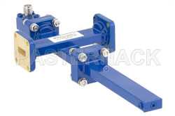 WR-42 Waveguide 20 dB Crossguide Coupler, UG-595/U Square Cover Flange, SMA Female Coupled Port, 18 GHz to 26.5 GHz, Bronze（图2）