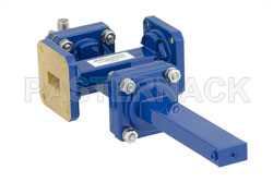 WR-51 Waveguide 30 dB Crossguide Coupler, Square Cover Flange, SMA Female Coupled Port, 15 GHz to 22 GHz, Bronze（图2）