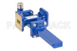 WR-75 Waveguide 30 dB Crossguide Coupler, Square Cover Flange, N Female Coupled Port, 10 GHz to 15 GHz, Bronze（图2）