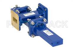 WR-90 Waveguide 30 dB Crossguide Coupler, UG-39/U Square Cover Flange, SMA Female Coupled Port, 8.2 GHz to 12.4 GHz, Bronze（图2）