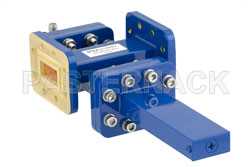 WR-90 Waveguide 20 dB Crossguide Coupler, CPR-90G Flange, SMA Female Coupled Port, 8.2 GHz to 12.4 GHz, Bronze（图2）